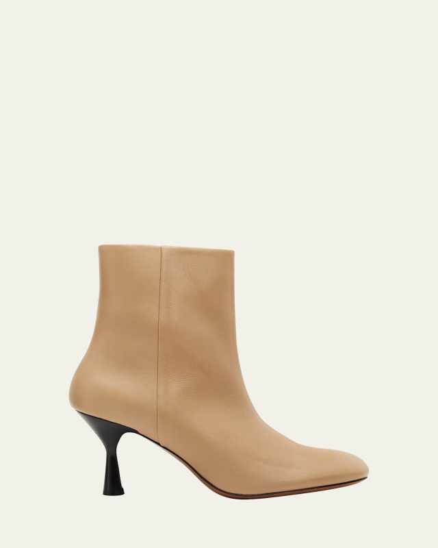 Carisio Lambskin Ankle Booties